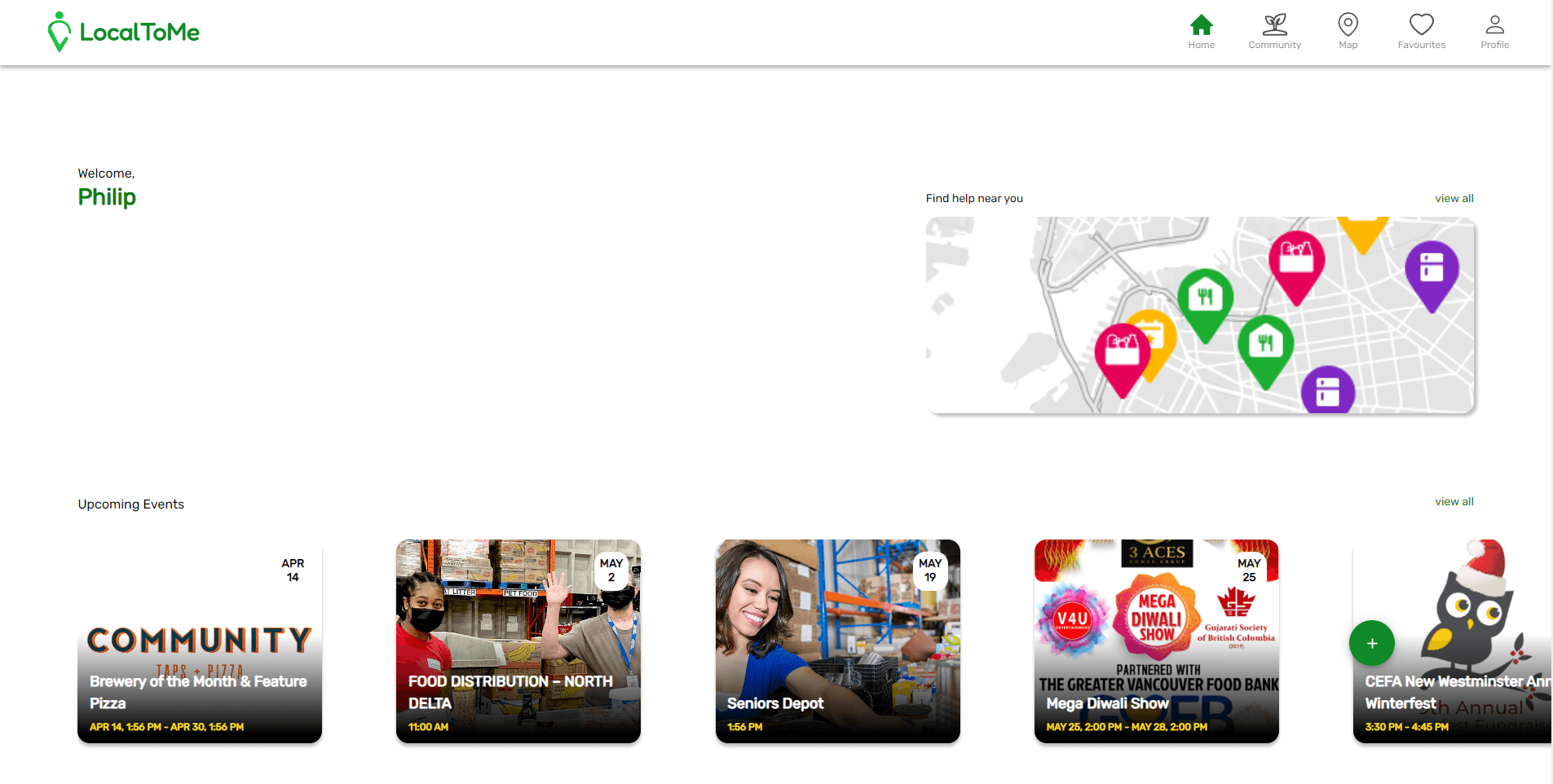 The outcome Image for localtome.