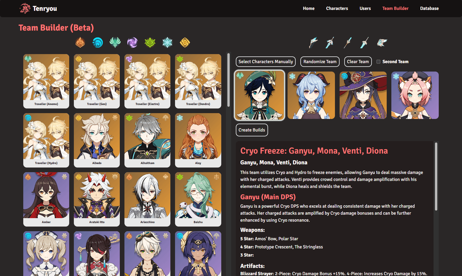 The outcome Image for tenryou.